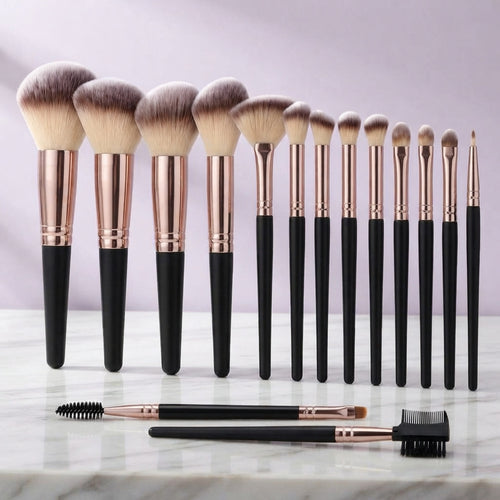 15-Piece Makeup Brush Set