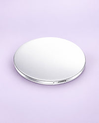 White round LED compact mirror