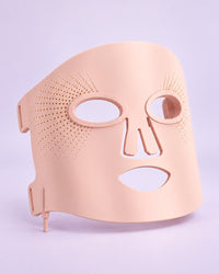 Pink flexible silicone LED face mask